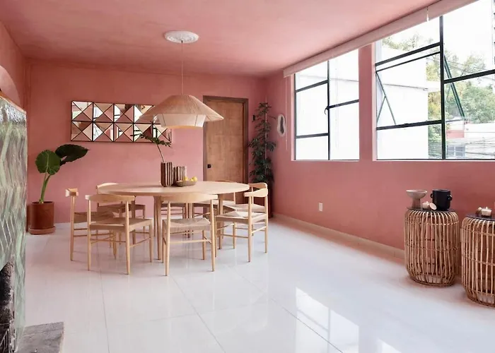 Combo Marrakesh House Kesh - Duplex, 2 Joint Houses.10br, 7.5 Bath, 22 Guest Mexico City
